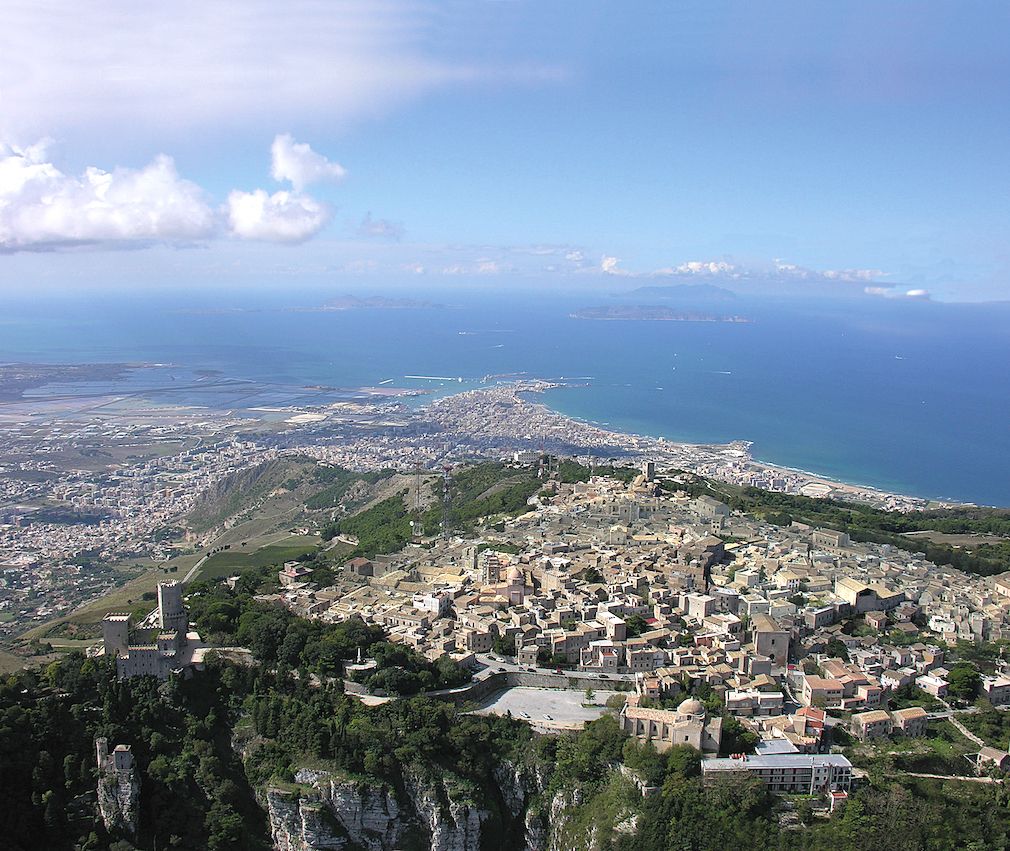 Blick auf Trapani