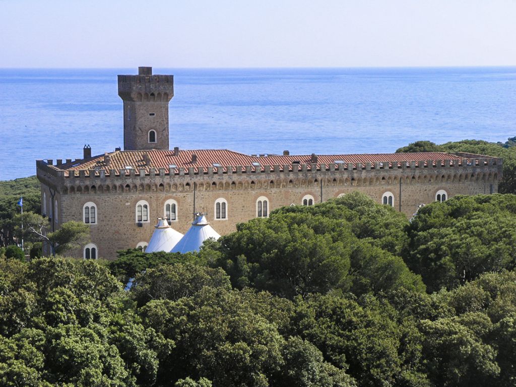 Italienisch lernen im Schloß in Castiglioncello