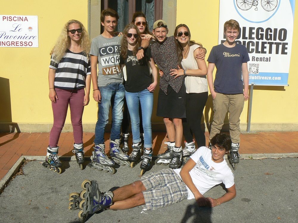 Studenten in Florenz - Italienisch lernen