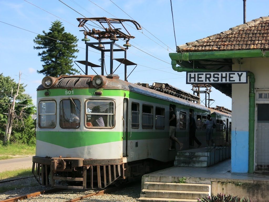 Elekro Zug Hershey aus 1922 von Havanna nach Matanzas