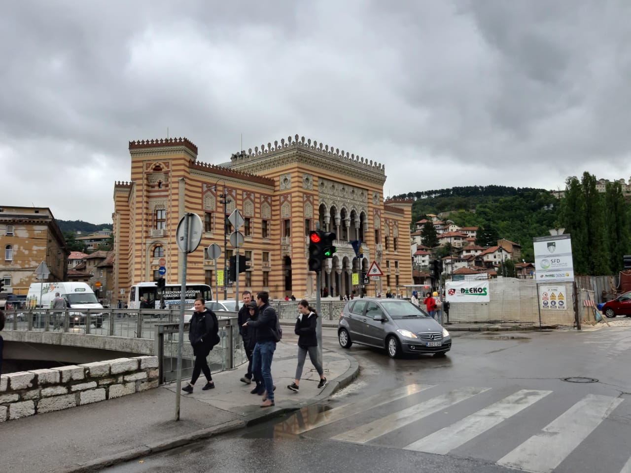 Die Bibliothek in Sarajevo