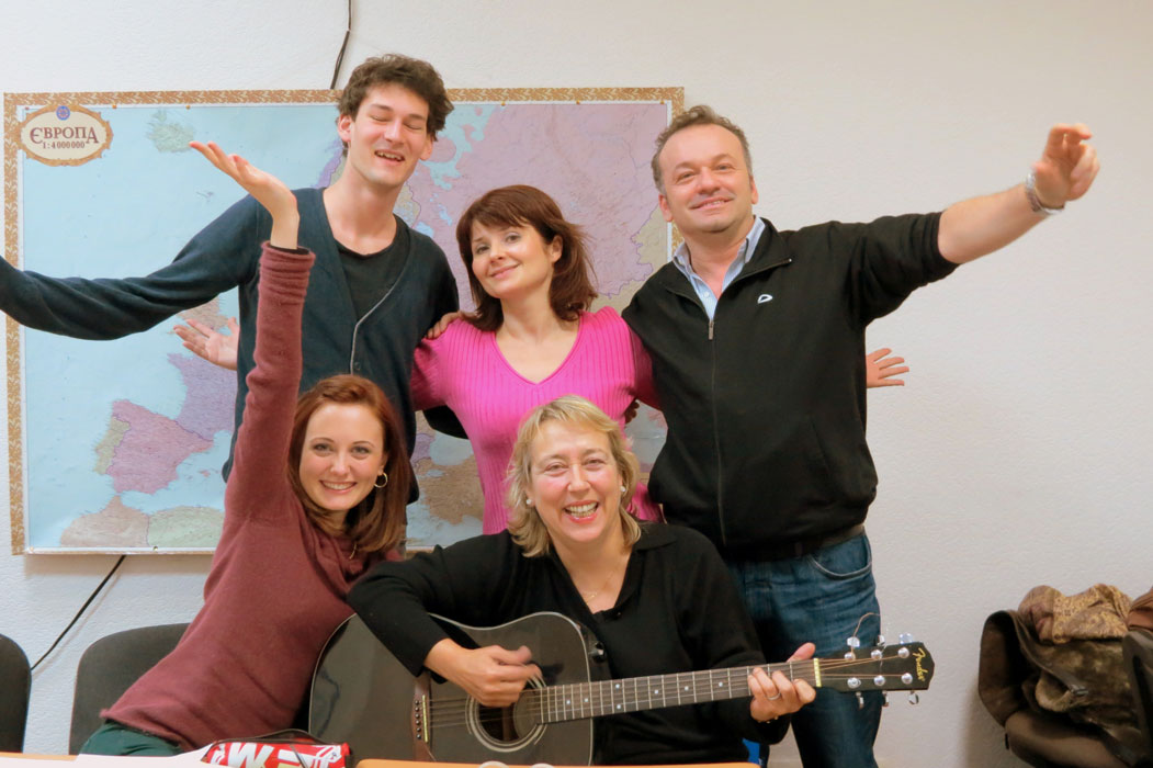 Gesangsclub auf Russish