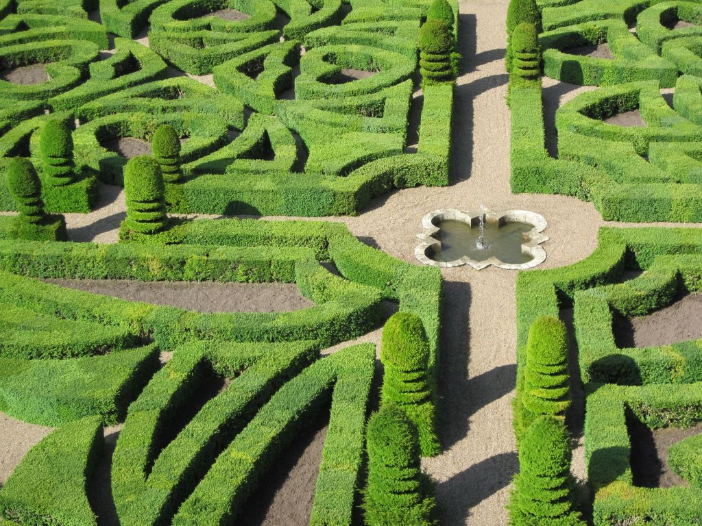 Villandry Schloß, Tour an der Loire