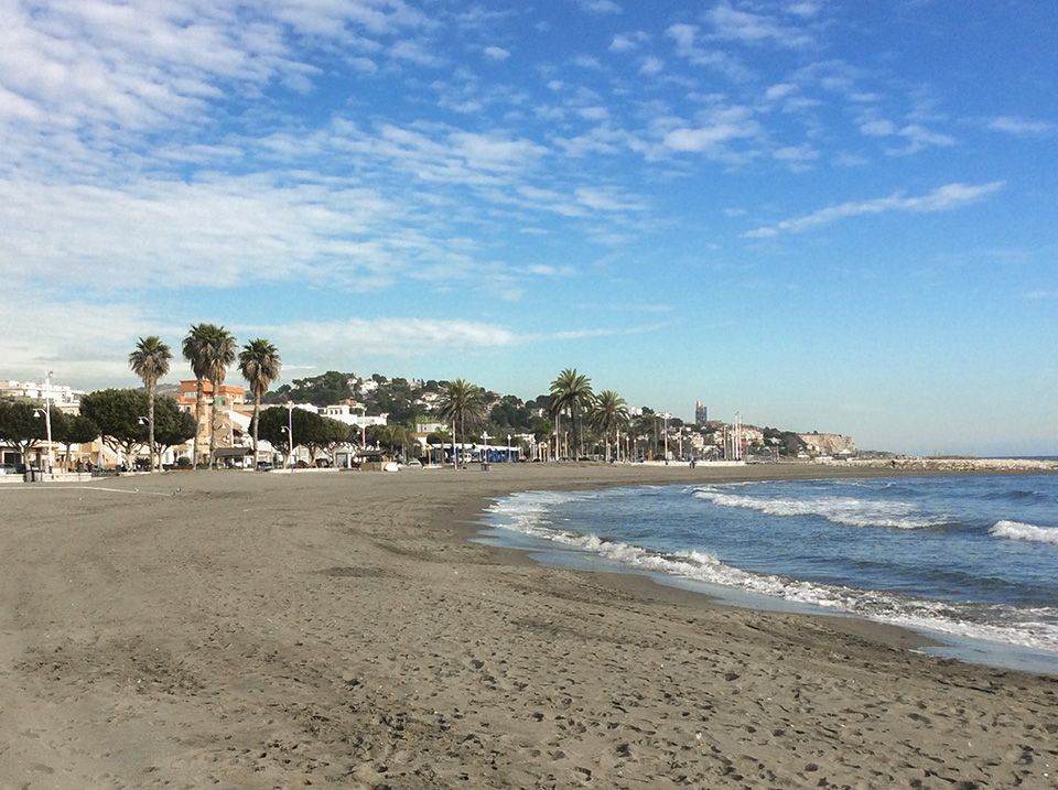 Spanisch lernen in Malaga - Strand von Pedregalejo