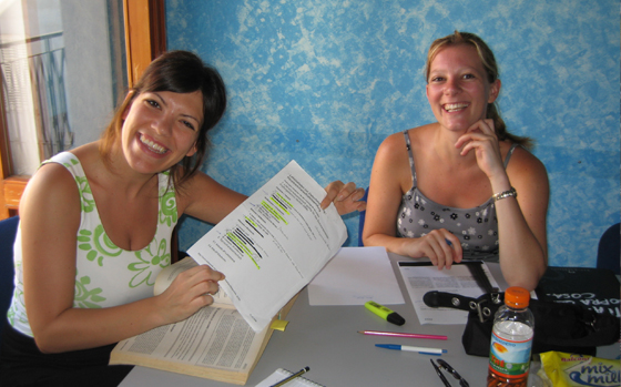 Studenten in Otranto - Italienisch Sprachreise