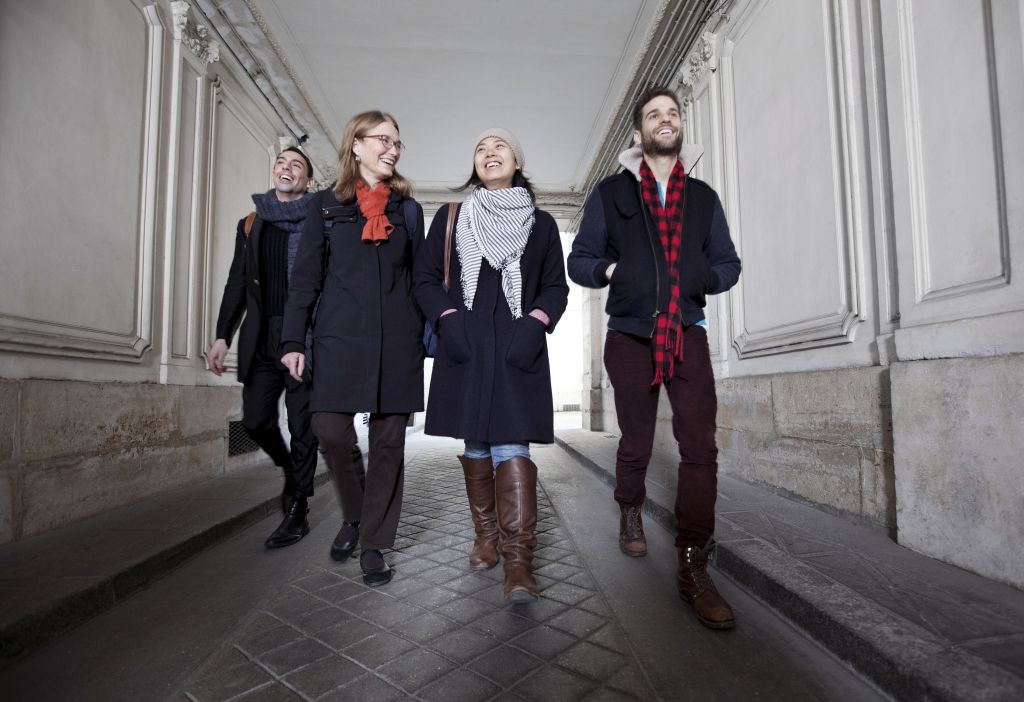 Studenten der Sprachschule in Paris