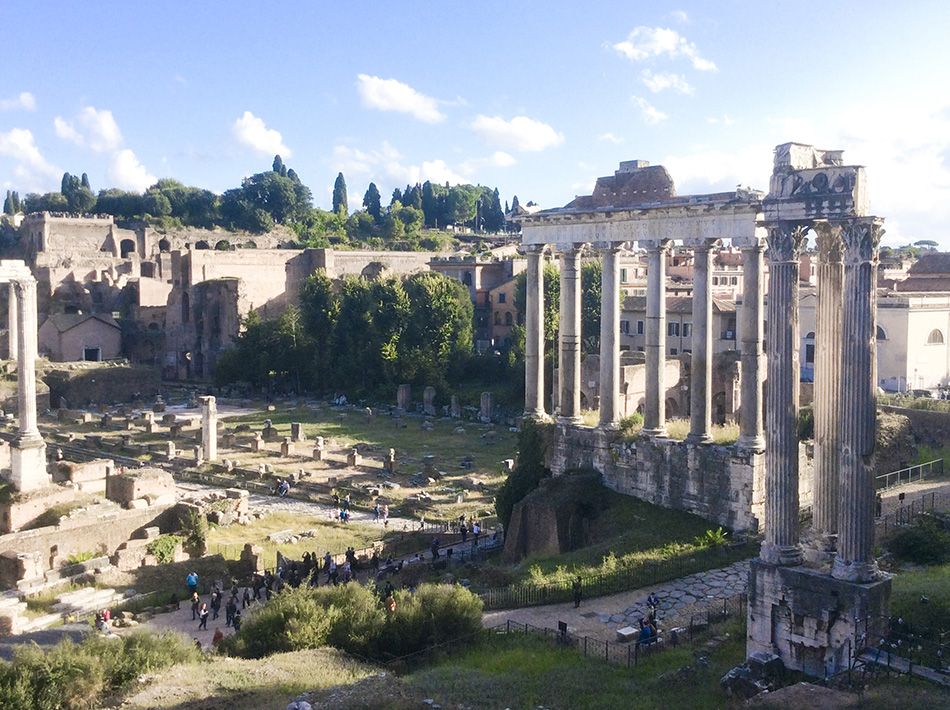 Italienisch lernen in Rom, Römerreste