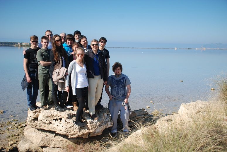 Studenten der Sprachschule in Trapani