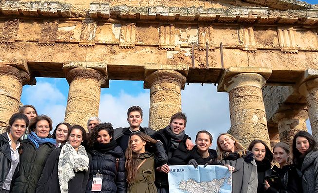 Ausflug mit der Sprachschule in Trapani - Italienisch lernen