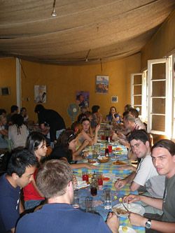 Lunch together with the participants and teachers